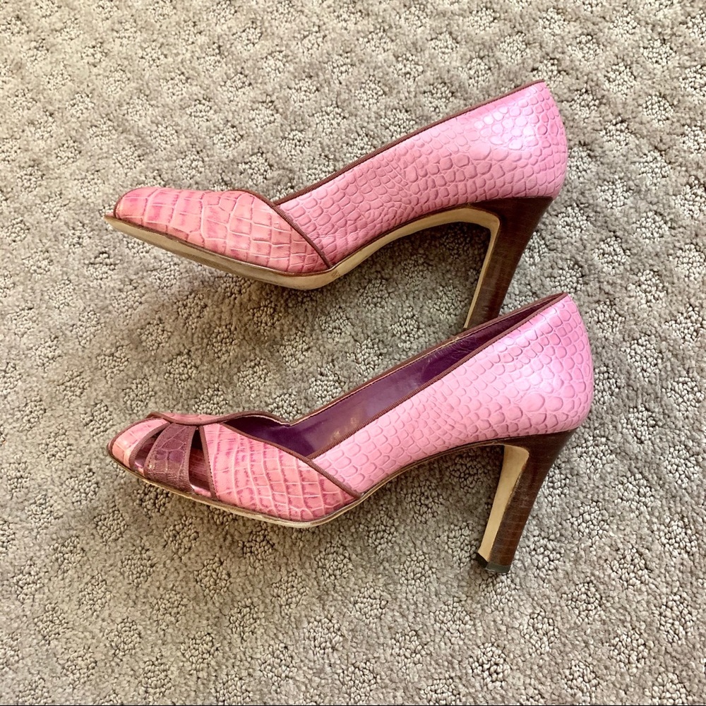 Antonio Melani pink snake pattern pump - Picture 4 of 4